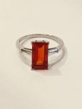 Feueropal Diamant Ring