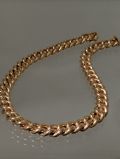 Goldenes Panzermuster Collier