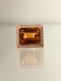 Citrin Brillant Ring