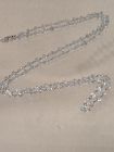 Platin Aquamarin Kette