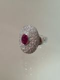 Rubin Brillant Ring