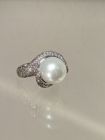 Brillant Perlen Ring