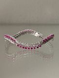 Brillant Rubin Armband