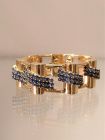 Gold Armband mit Saphiren