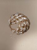 Gold Diamant Brosche