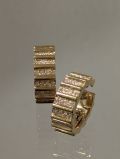 Gold Brillant Kreolen
