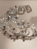 Labradorit Mondstein Perlen Collier