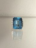 Aquamarin Diamant Ring