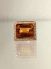 Citrin Brillant Ring