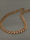 Goldenes Panzermuster Collier