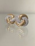 Gold Brillant Ohrringe