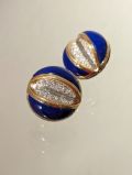 Lapislazuli Brillant Ohrringe