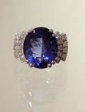 Tansanit Brillant Ring