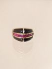 Onyx Rubin Ring