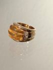 Citrin Brillant Ring