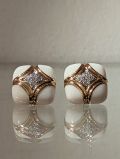 Brillant Chalcedon Ohrringe