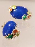 Lapislazuli Email Schmuckset