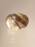 Goldener Ring mit Rutilquarz