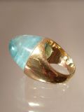Aquamarin Ring aus Gold