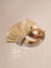 Goldener Kleiderclip